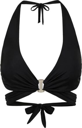 Iceberg Zwarte bikini top met een detail in het midden - Dames - Bikinis - Zwart - M - Badmode