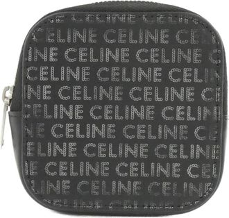 Celine Black Leather Coin Purse/Coin Case (Pre-Owned)