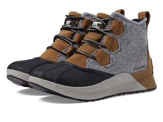 Sorel Out N Abouttm III Classic Womens Shoes Camel Brown/Black : 9 B - Medium, Textile/Leather