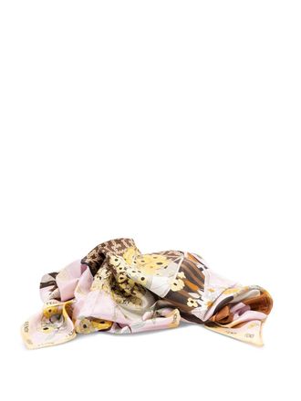 Fendi Fendi Gardening Print Foulard
