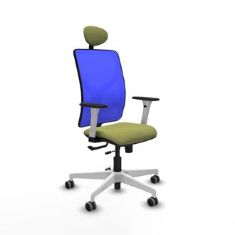 Piqueras y Crespo Silla De Oficina Piqueras Y Crespo Motilla Blanco Reposacabezas Fijo