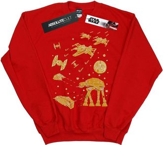 Star Wars Heren Gingerbread Battle Sweatshirt (Rood)