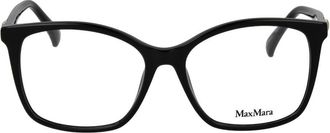 Max Mara MA-1064962 Acetate Square Eyeglasses - Black