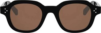 Celine 3 Dots HD Squared Zonnebril - Dames - Zonnebrillen - Zwart - ONE Size - Accessoires