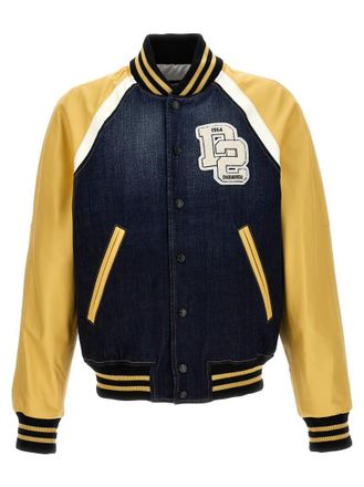 Dsquared2 Navy Blue Bomber Jacket