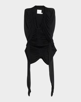 CHRISTOPHER ESBER Orion Pleated Mini Dress