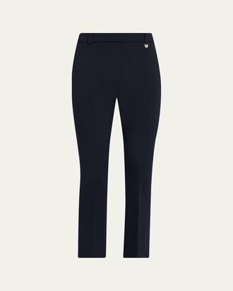 Max Mara Stretch Wool Cigarette Trousers
