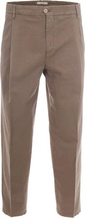 BRIGLIA 1949 Manhattan Chinos - Heren - Chinos - Bruin - XL - Katoen - Broeken