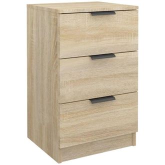 vidaXL Mesita de noche color roble Sonoma 40x36x65 cm Vidaxl