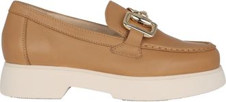 H&ouml;gl Bruine Dames Loafer - Hoge Kwaliteit - Dames - Loafers - Bruin - 38 1/2 EU - Schoenen