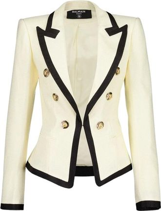 Balmain Mujer, Chaquetas, Beige, Talla: M