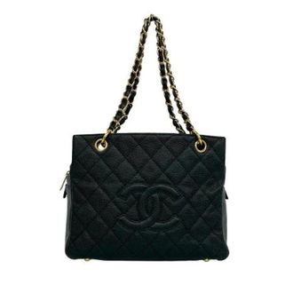 Chanel Pre-owned Matelasse Caviar 2way Bag - Dames - Pre-owned - Zwart - Maat: ONE Size Leer