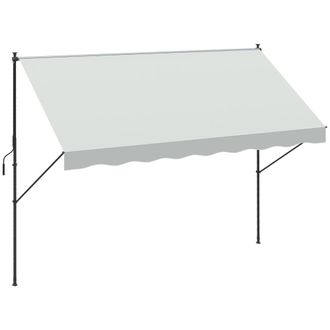 OUTSUNNY Toldo manual 300x175x310 cm crema