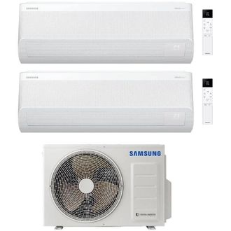 Samsung Aire Acondicionado Dual Split Reversible Samsung Windfree Avant S2 9000+9000 Btu Inverter Wi-fi (aj040txj2kg)