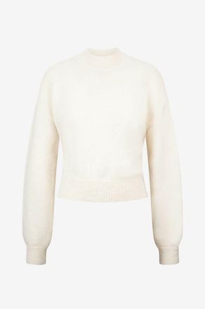 Jacquemus Rundhalspullover aus Alpaka La maille Jacquemus