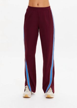The Upside Ryder Petra Flare Pant In Bourdeaux