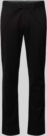 Christian Berg Chino mit französischen Eingrifftaschen in Black, Größe 102