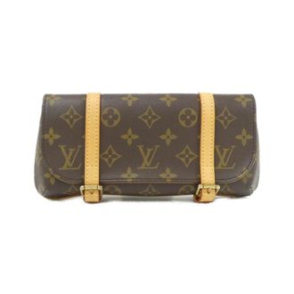 Louis Vuitton Monogram Marron Coated Canvas Fanny Pack Pochette (Pre-Owned)