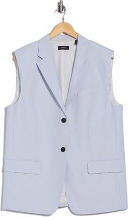 Theory Cotton Vest in Hydrangea at Nordstrom Rack, Size Medium/large