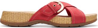 Clarks Reileigh May in Red Nubuck