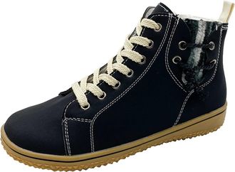 Generic Womens Ankle Boots Platform Walking Boot Preppy Style Autumn Winter Warm Snow Shoes Lace-Up Vintage Booties Ladies Trainers Casual Smart Party Footwea