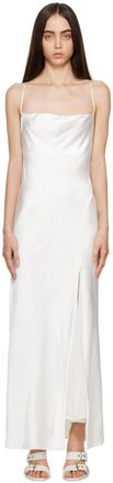 Third Form White Split Slip Maxi Dress