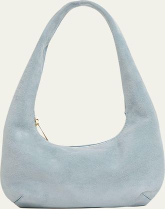 Mansur Gavriel Gnocchi Mini Suede Shoulder Bag