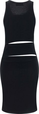 Coperni Womens Black Organic Cotton Short Dress