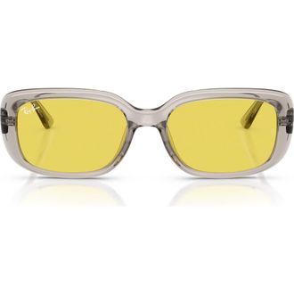 Ray-Ban 56mm Pillow Sunglasses in Yellow at Nordstrom Rack