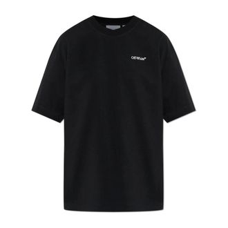 Off-white T-Shirts, female, Black, Size: M Logo T-Shirt