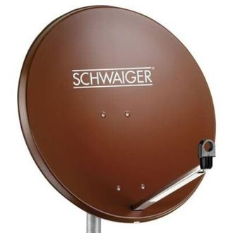 Schwaiger Schwaiger SPI996.2 Antenna SAT 80 cm Materiale riflettente: Acciaio Rosso mattone