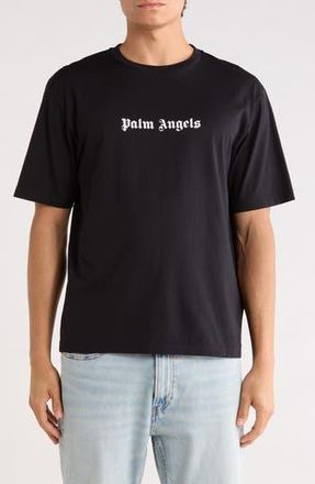 Palm Angels Logo Graphic T-Shirt in Black White at Nordstrom Rack, Size Xx-Large
