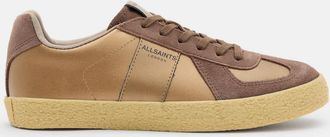 AllSaints Cow Leather Jaimee Metallic Leather Trainers, Size: UK 4/ US 7/ EU 37