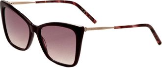 Carolina Herrera Womens 57 mm Red Sunglasses