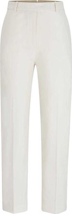 HUGO BOSS Dames/Dames Takareni Regelmatige Broek (Wit)