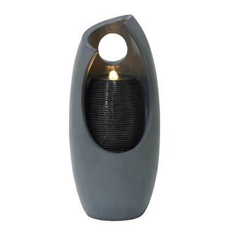 MonsterShop Electric Water Feature - Radiant Falls in Grey