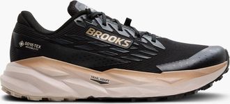 Brooks Mens Cascadia 19 Gtx Running Shoe In Black/ebony/chateau Gray