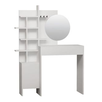 Calicosy Tocador 10 estantes 1 puerta h151 cm - blanco