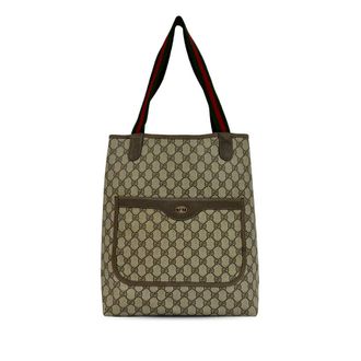 Gucci Pre-owned Gucci GG Supreme Plus Web Tote Ladies LJMB9OWYOH2EM6FD