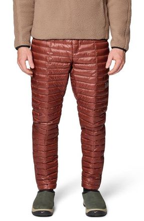 Mountain Hardwear Ghost Whisperer Packable 800-Fill-Power Down Pants in Bourbon Brown at Nordstrom, Size Xx-Large X Regular