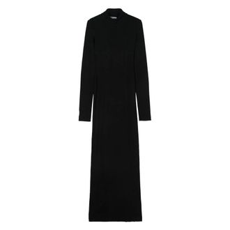 Cotton Citizen Zwarte Coltrui Maxi Jurk - Dames - Maxi kleedjes - Zwart - L - Katoen - Kleedjes