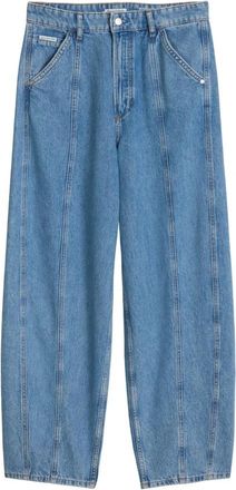 Marc O'Polo Enni Cropped Jeans - Dames - Loose Fit Jeans - Blauw - W31 L32 - Katoen - Jeans
