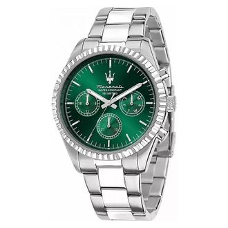 Maserati Competizione Quartz Green Dial Mens Watch R8853100044