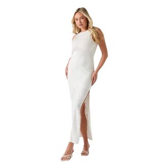Guess Dames, Jurken, Wit, Maat: XS Viscose