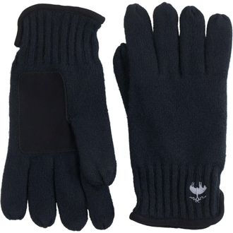 Brooks Brothers Cashmere Blend Suede Trim Gloves in Black at Nordstrom