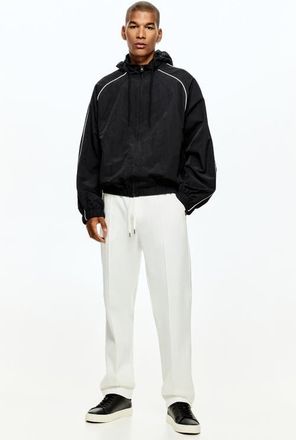 H&M Regular Fit Tailored Joggers in White at Nordstrom, Size Xx-Large