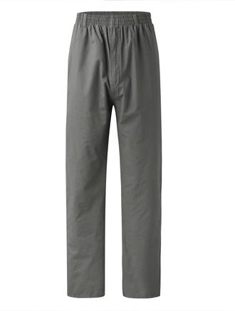 Generic Mens Smart Rugby Trousers Men Elastic Waist Trousers Straight Leg Pants Comfort Stretch Pants Casual Formal Workwear With Side Back Pockets Bottoms Lo