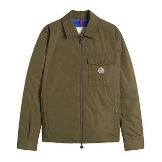 Moncler Light Jackets, male, Green, Size: 3XL Giubbino
