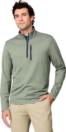 Free Country Mens Tech Double Face Quarter Zip Shirt