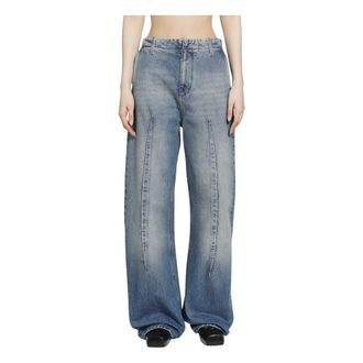 Maison Margiela Dames, Jeans, Blauw, Maat: XS Katoen